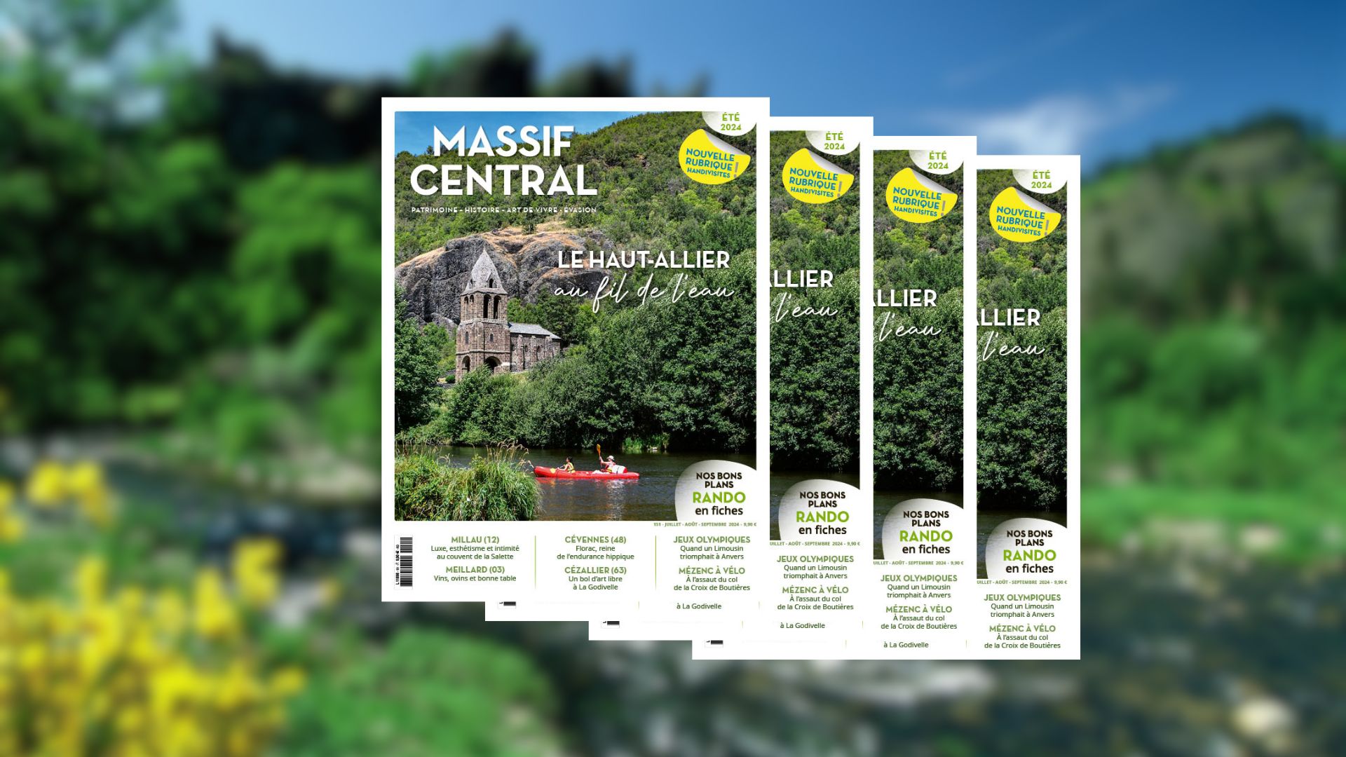 Le magazine Massif Central annonce (enfin) le début de l’été