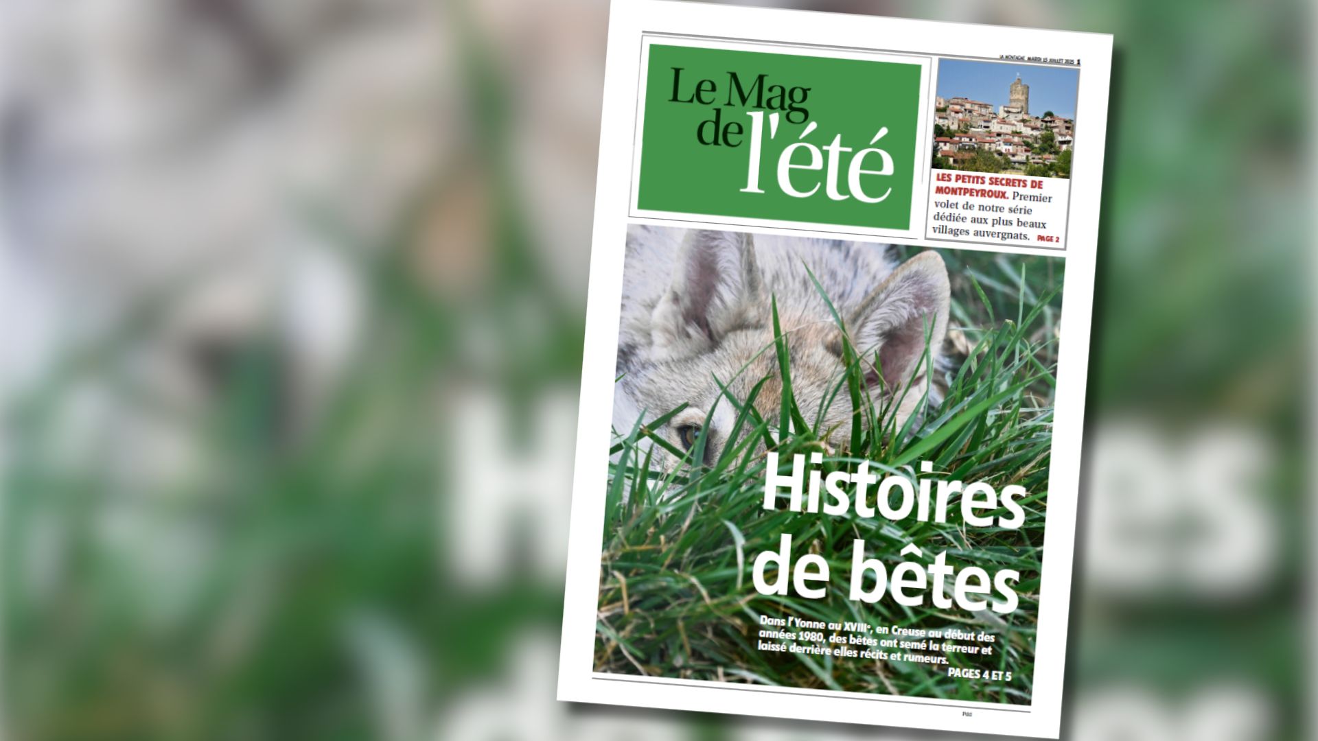 Le Mag de l’été est lancé aujourd’hui dans nos journaux